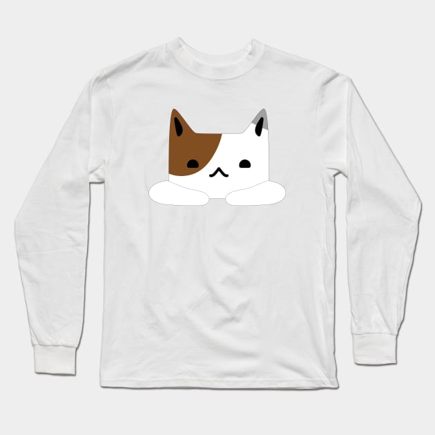 Little Funny Cat Long Sleeve T-Shirt by MariaStore